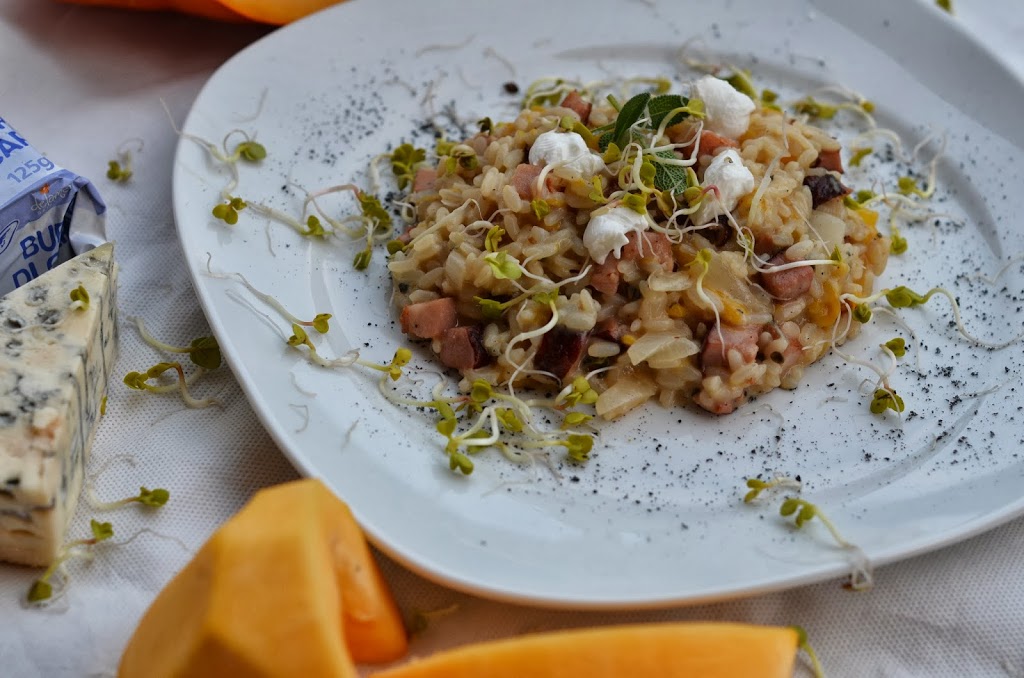 risotto z dynią