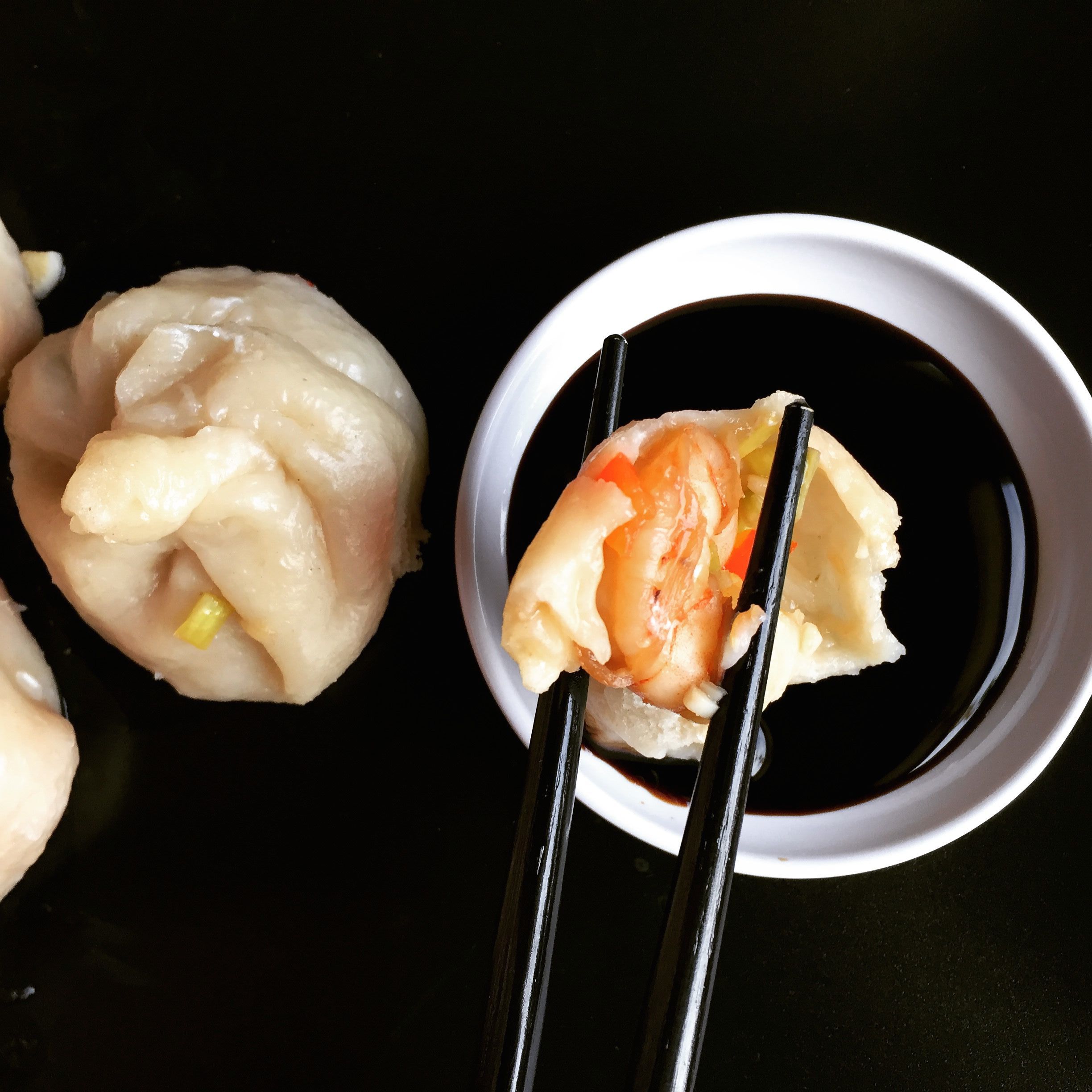 Pierożki Dim Sum z krewetkami • Czosnek w Pomidorach Blog kulinarny