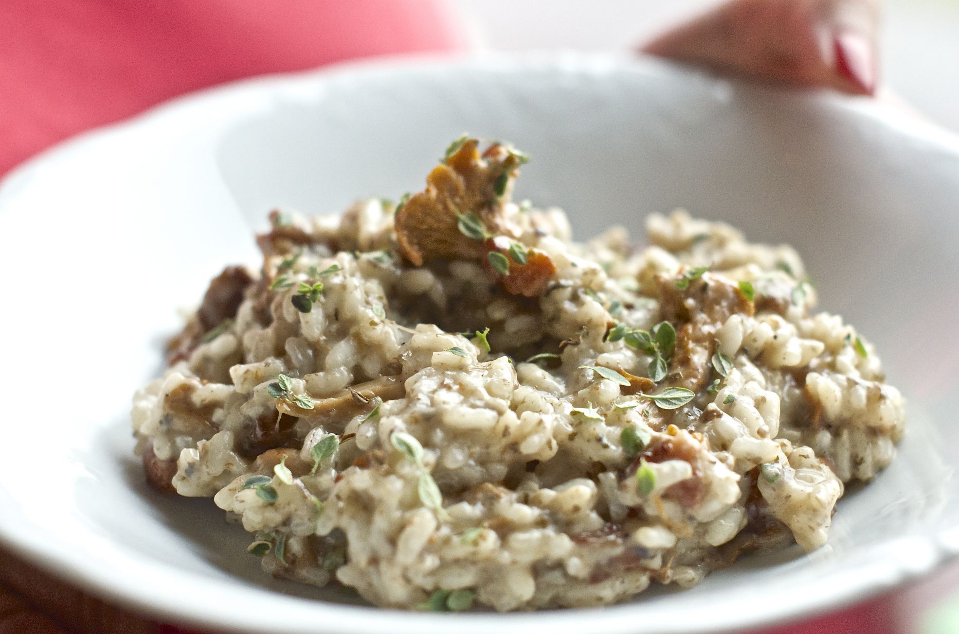 risotto z boczkiem